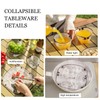 MIUPOO Collapsible Bowl Plate Cup Set, Portable Camping Tableware, Food