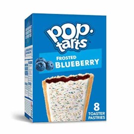 Pop-Tarts Breakfast Toaster Pastries Frosted Blueberry 13.5oz Box 1 Pack 8 Count