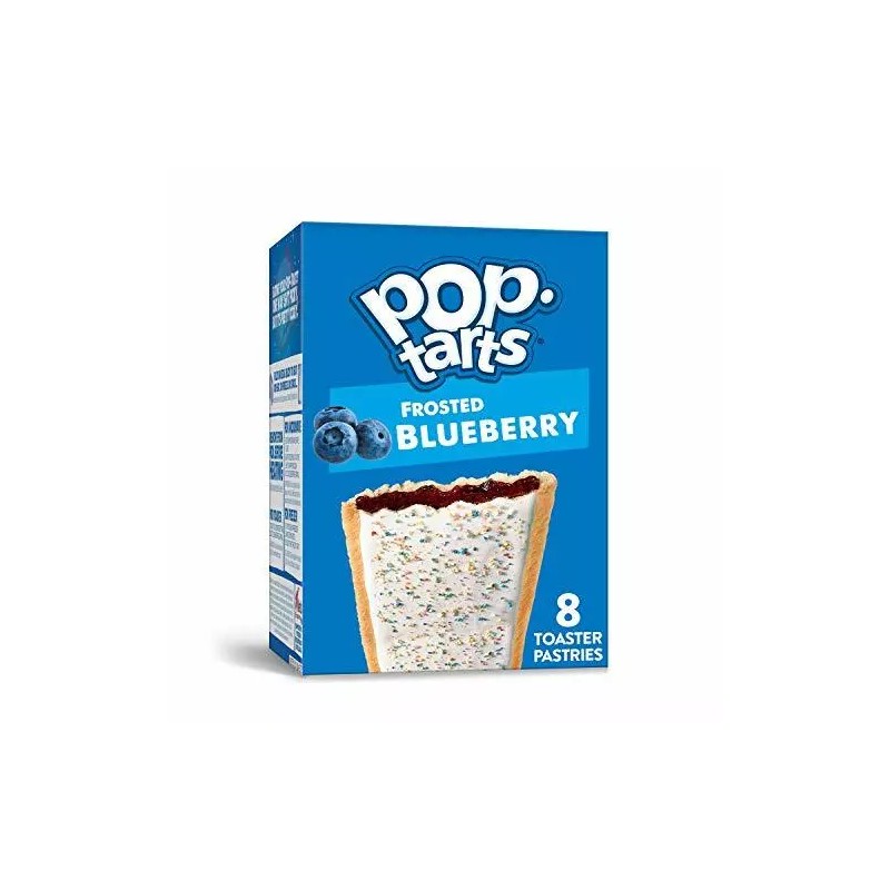 Pop-Tarts Breakfast Toaster Pastries Frosted Blueberry 13.5oz Box 1 Pack