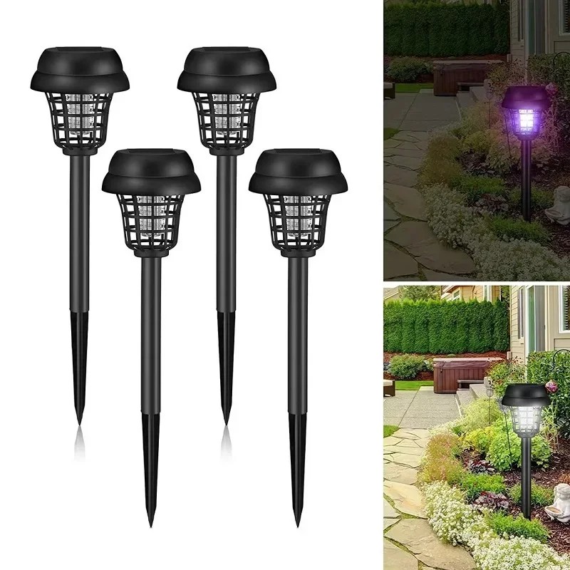 Solar Bug Zapper Lights for Outdoor Use – Waterproof Mosquito