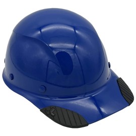 Lift Safety DAX Actual Carbon Fiber Cap Style Lift Safety Hard Hat - Royal Blue - No Protective Edge