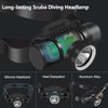 WINDFIRE Scuba Diving Headlamp Professional LED Dive Light Underwater Flashlight