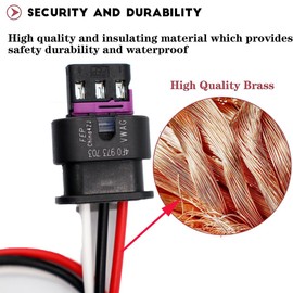 Turn Signal Lights Connector Compatible with Dodge Durango. 2021-2024. 68433778AF Pigtail Wiring Harness