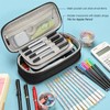 FINPAC Expandable Pencil Case, Large Capacity Pencil Box, Pen &