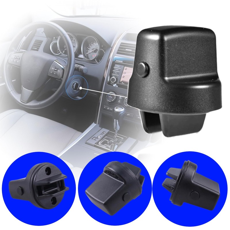 Ignition Key Knob Push Turn Switch & Insert Set for