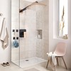 LCEVCGK Shower Faucet Set Bathroom Matte Black and Rose Gold