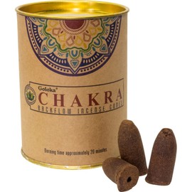 Kasa Style Goloka Backflow Incense Cones Sandalwood Nag Champa Palo Santo White Sage Buddha