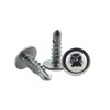 Fajoeda 120PCS #8 x 1/2" Sheet Metal Screws,410 Stainless Steel
