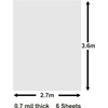 brackit 2pc Biodegradable Large Plastic Dust Sheets for Decorating -