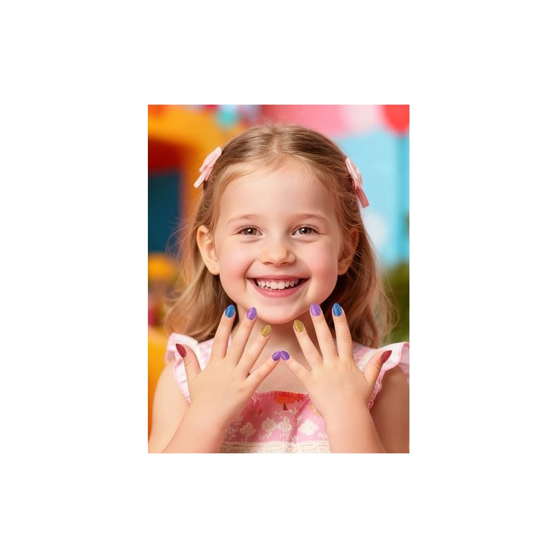 EBANKU 288 uñas postizas cortas, paquete de 12 uñas postizas