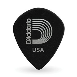 D'Addario Accessories | 3DBK7-10 - Púas de guitarra de hielo negro, paquete de 10, extra pesadas