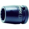 Yamashita Industrial Research Laboratory (Ko-ken) Impact Socket, 12 Angle, 14405M-17, Insertion Angle: 0.5 x 0.7 x Total Length: 1.5 inches (12.7 x 17 x 38 mm)