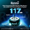 RENNY - Loud Cell Phone Ringer, Amplifier & Flasher for