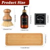 Zopeal 4 Pcs Kitchen Soap Dispenser Set 16 oz Dish