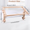 Simple Embroidery Frame and Embroidery Holder Combo Set，Beech Wood Fixable