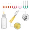 Needle Bottle Applicator 30ml 5Pcs, Precision Needle Tip Glue Bottle