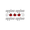 CafePress Apples Apples Sticker Oval Car Bumper Sticker