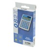 Rexel Ibico 082x Pocket Calculator Dual Power LCD Display (White/Blue)