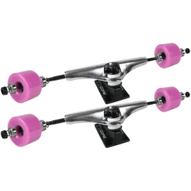 Longboard Skateboard Trucks & Wheels Combo 76mm Purple