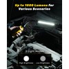 Napatyre Magnetic LED Work Light Rechargeable,1000LM Flexible Gooseneck Magnetic Flashlight