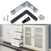 VGOL 1 Set Folding Door Mounting Bracket Distance Angle Kit