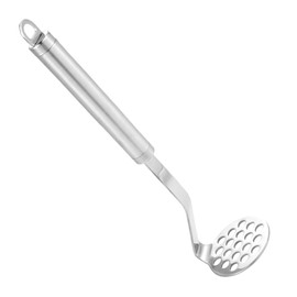 Potato Masher Stainless Steel, Garlic Press, Kitchen Food Mashr for Mashed Potatoes, Vegetables, Baby Food, Fruits, Jam and Garlic