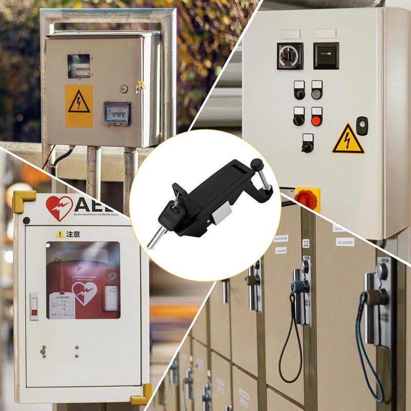 VILLCASE 2Pcs Compression Latch Lock Zinc Alloy Adjustable Sealed Large