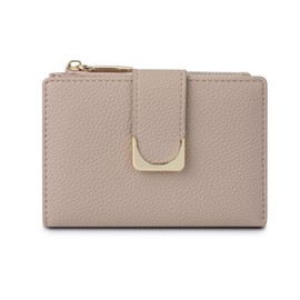 TOEDNNQI Women's Bifold Wallet, Bill Won't Break, Luxury Mini Wallet, Elegant, Stylish, Coin Purse, Under 1000 Yen, Adult Cute Wallet, Gift, Present Birthday, Khaki