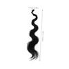 Beavorty Wavy Curly Ponytail Extension for Women Natural Black Synthetic