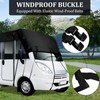 HFKJway Rv Cover for Roof - 210D Oxford Cloth, Wind,
