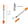 5Pcs Syringe 1ml Multifunctional Syringe with Cap Feeding Petsfor Labs
