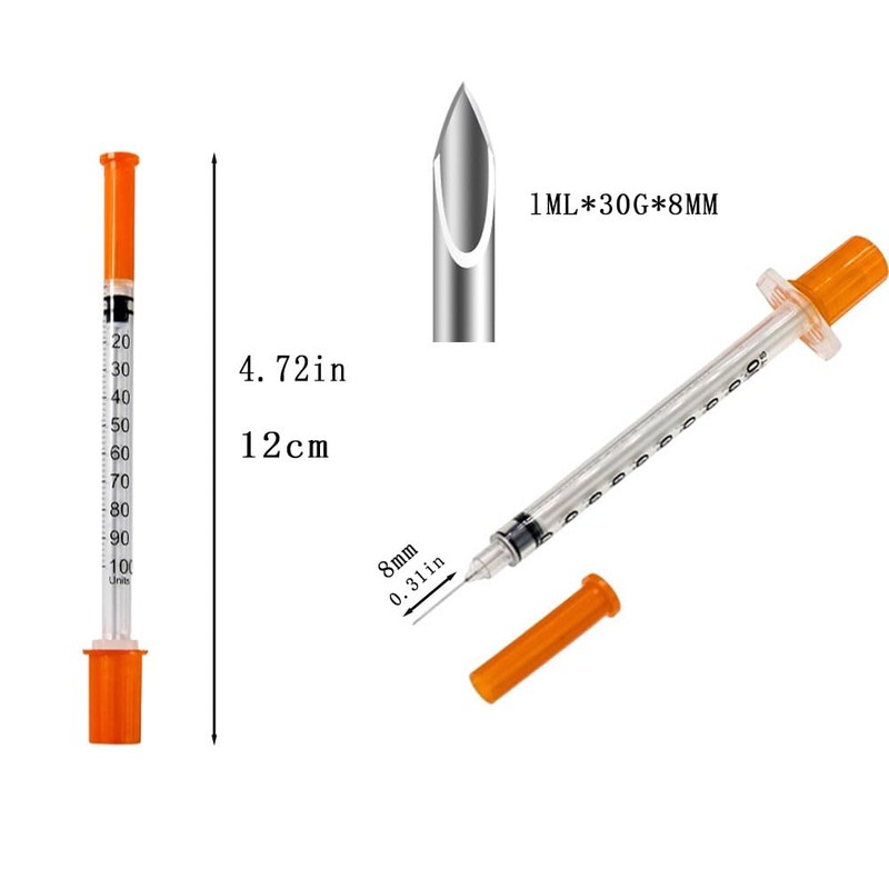 5Pcs Syringe 1ml Multifunctional Syringe with Cap Feeding Petsfor Labs