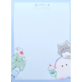 Crux Obakenu Sweets Party Mini Memo Pad (118603)~KAWAI