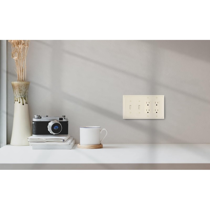 Henne Bery Modern Edge Decorative Wall Plate Switch Plate Outlet