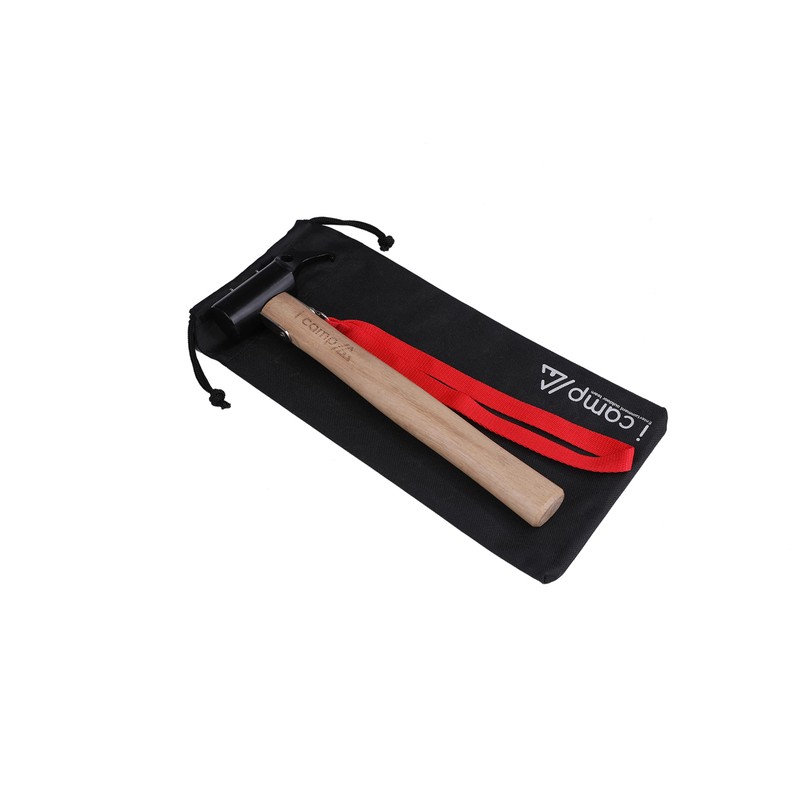 icamp Peg Hammer with Storage Bag, For Camping, Outdoors, Safe,