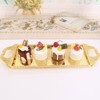 Rectangular Metal Tray Modern Elegant Decorative Light Luxury Serving Tray