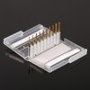 10pcs Carbide End Mills Set, 1-3mm Carbide Square End Mill,Carbide