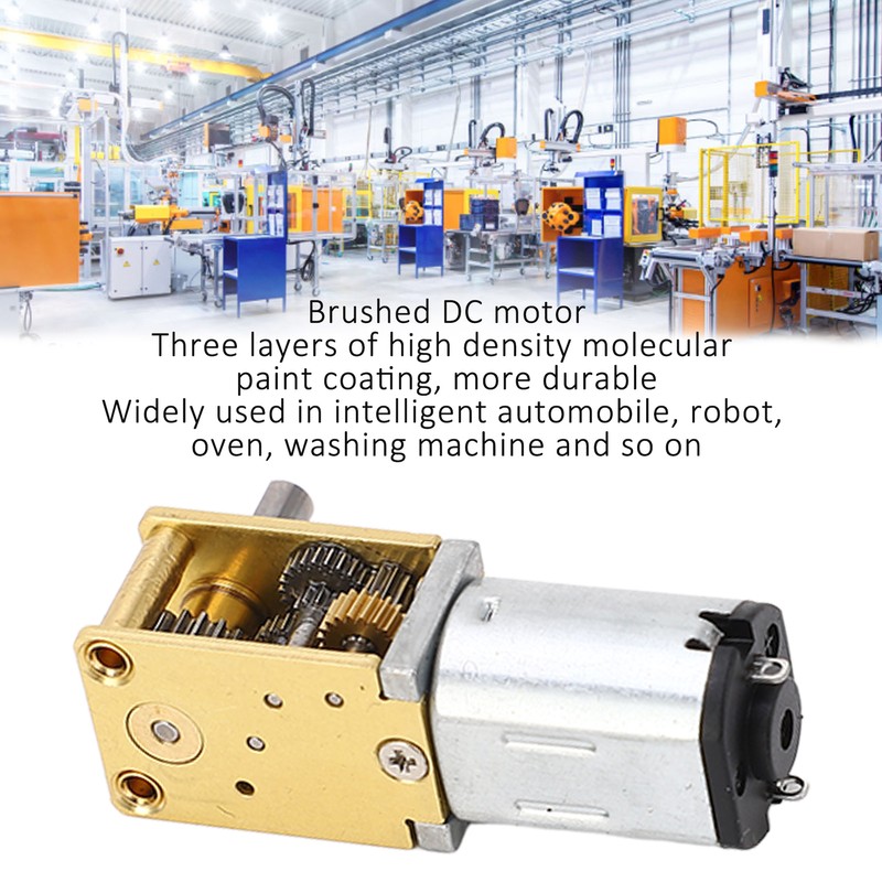 Turbo Worm Geared Motor Micro Brushed DC 3V Mini Reduction