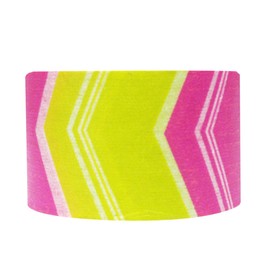 Wrapables Block Motif Japanese Washi Masking Tape, Hot Pink & Yellow Arrow