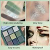 Green Cat Eye Eyeshadow Palette,Green Eyeshadow Palette,Full Matte E-yeshadow P-alette,G-reen
