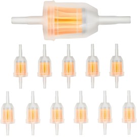 Pack of 12 Petrol Filter Motorcycle Fuel Filter Diesel Diesel Filter Car 6 mm 8 mm Compatible for Scooter Motorcycle Compatible with Dirt Level Due to the Transparent Construction Easy to See