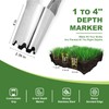Haliaeetus Bulb Planter Tool, 4 inches Depth Mark Hand Bulb