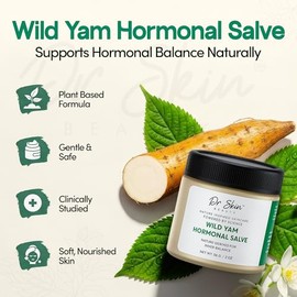 Dr. Skin Crema de ame silvestre para mujer, crema corporal orgnica a base de plantas con lavanda y vitamina E para mayor comodidad y bienestar de la  