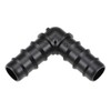 sourcing map Barb Drip Pipe Connector 20PE Hose Fitting 90