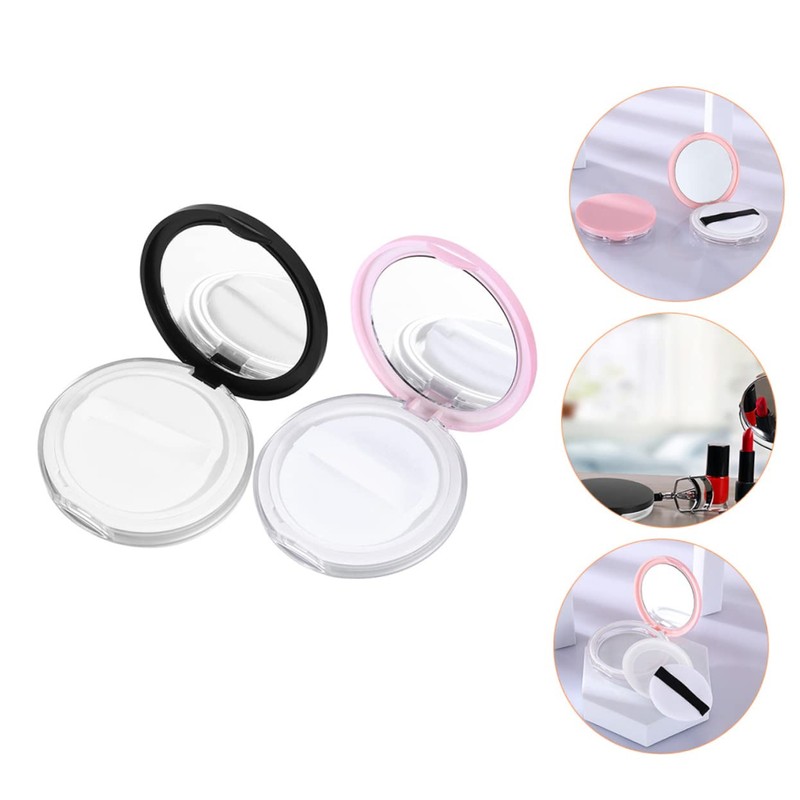OHPHCALL Loose Powder Puff Storage Box with 5g Powder Puff