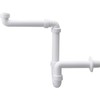 Haas 4842 5/4 "x 40 mm space-saving siphon, white