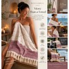 WEFLORIA Turkish Peshtemal Towel – 100% Cotton, Lightweight & Quick