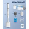 Electric Toilet Brush and Holder Set, Leebein 8 in 1