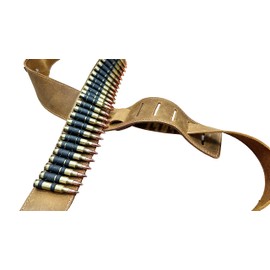 Funk Plus Bullet Guitar Strap Brass Shell Brown Leather Thrash Metal USA Made Bass Rock Strap