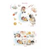 DaraBaby Vinil Decorativo Astronauta Nave Espacial Luna Niño Bebé